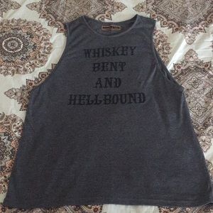 License to boot tank top